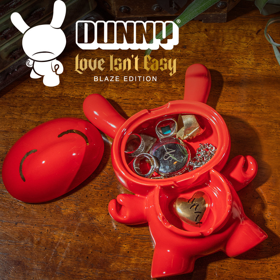 L.I.E. (LOVE ISN’T EASY) Dunny Ceramic Ashtray: BLAZE Edition (CONCEPT)
