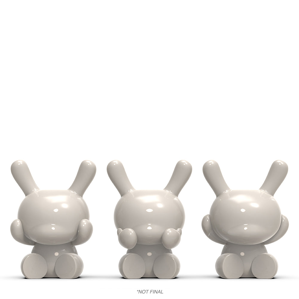 Three Wise Dunnys 5” Porcelain 3-Pack - White Edition - Limited Edition of 500 - SOLD OUT