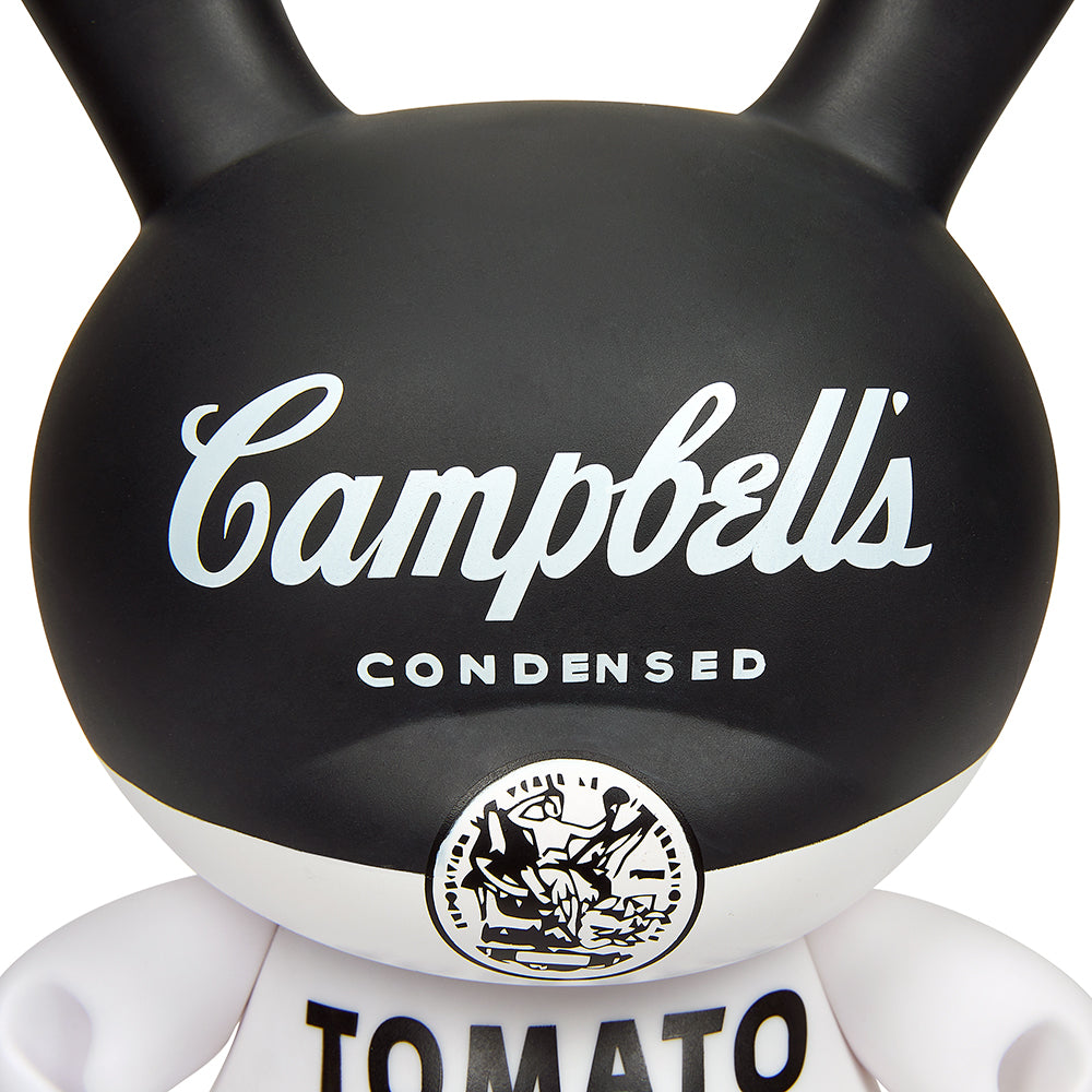 Andy Warhol 8" Campbell's Soup Masterpiece Dunny - Black and White Edition (Limited Edition of 500) - SOLD OUT