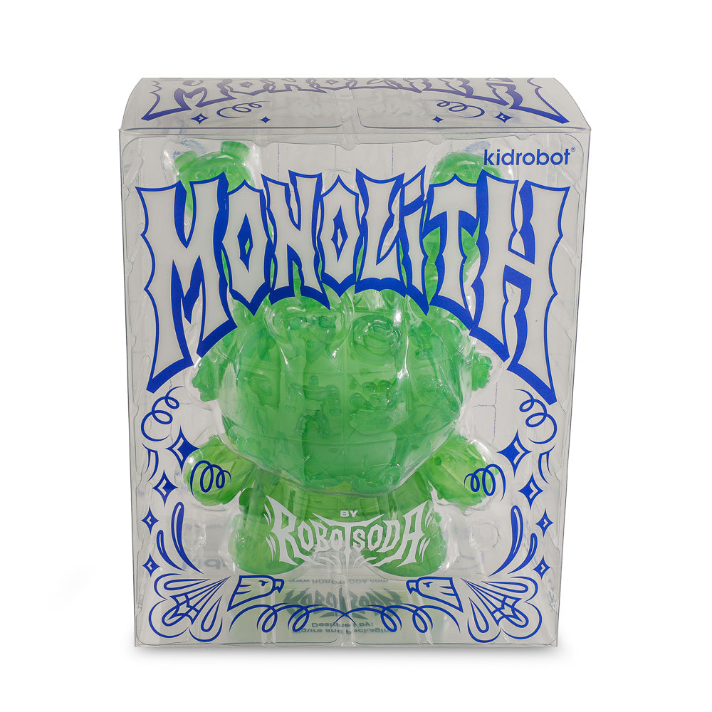 MONOLITH 8" Dunny Art Figures by ROBOT SODA - Complete Series Bundle - Jade, Onyx & Sangre Limited Editions