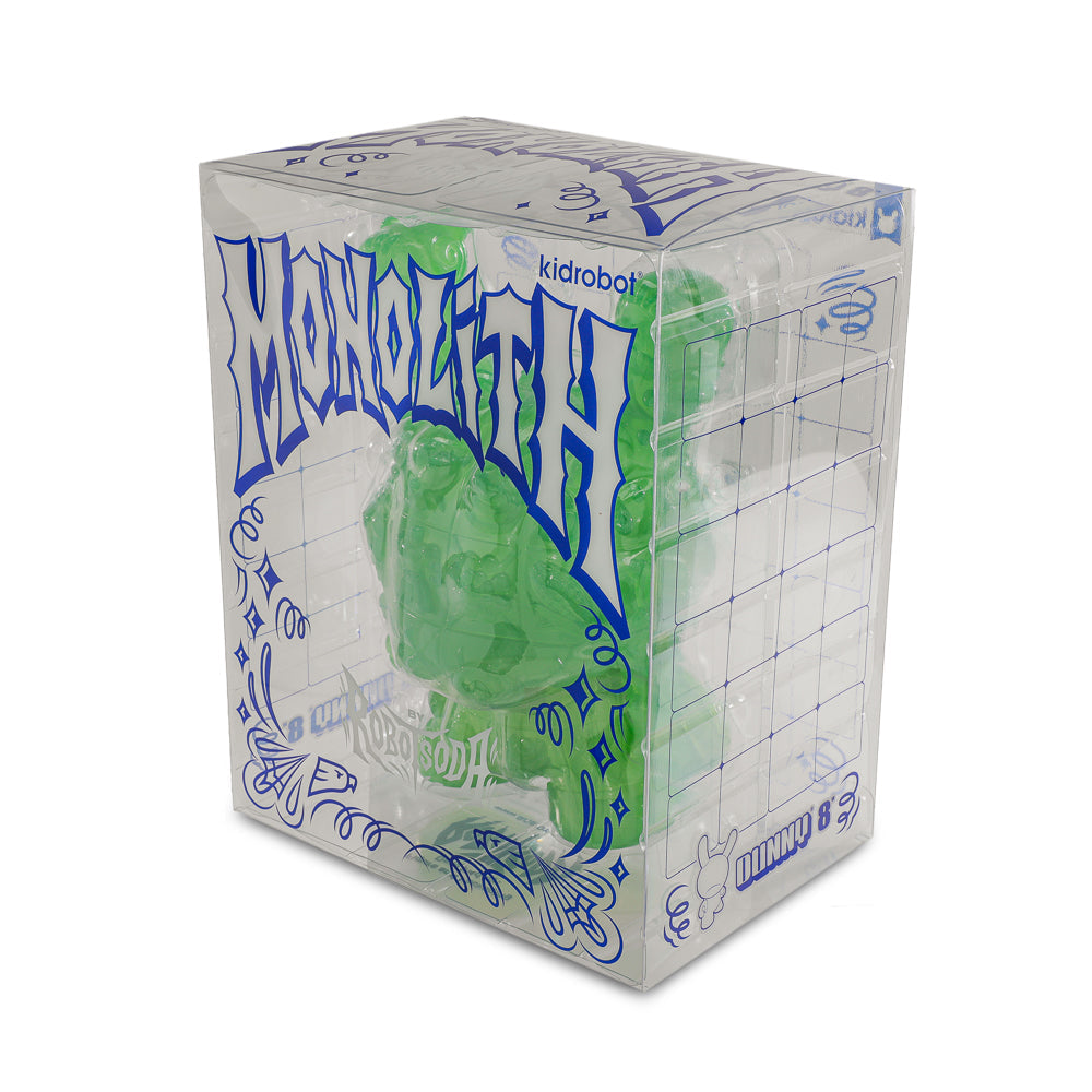 MONOLITH 8" Dunny Art Figures by ROBOT SODA - Complete Series Bundle - Jade, Onyx & Sangre Limited Editions