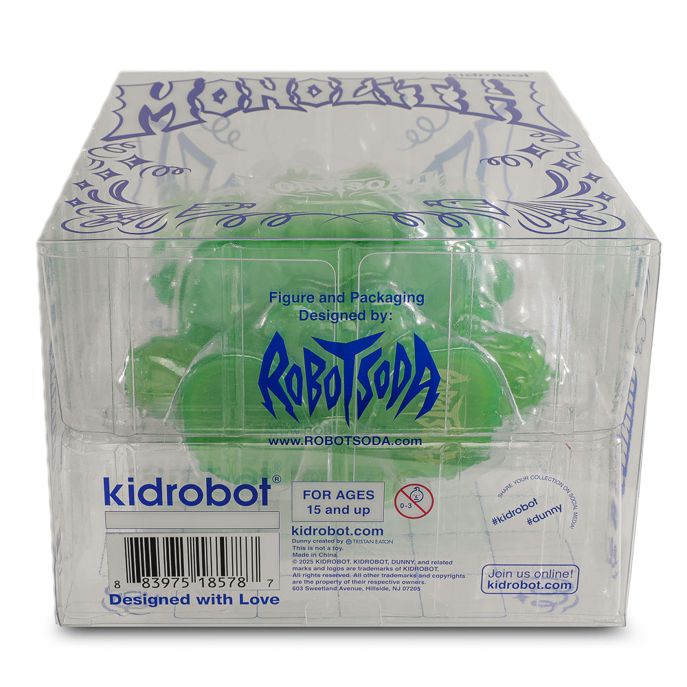 MONOLITH 8" Dunny 2-pack Bundle by ROBOT SODA - Onyx & Jade Limited Editions