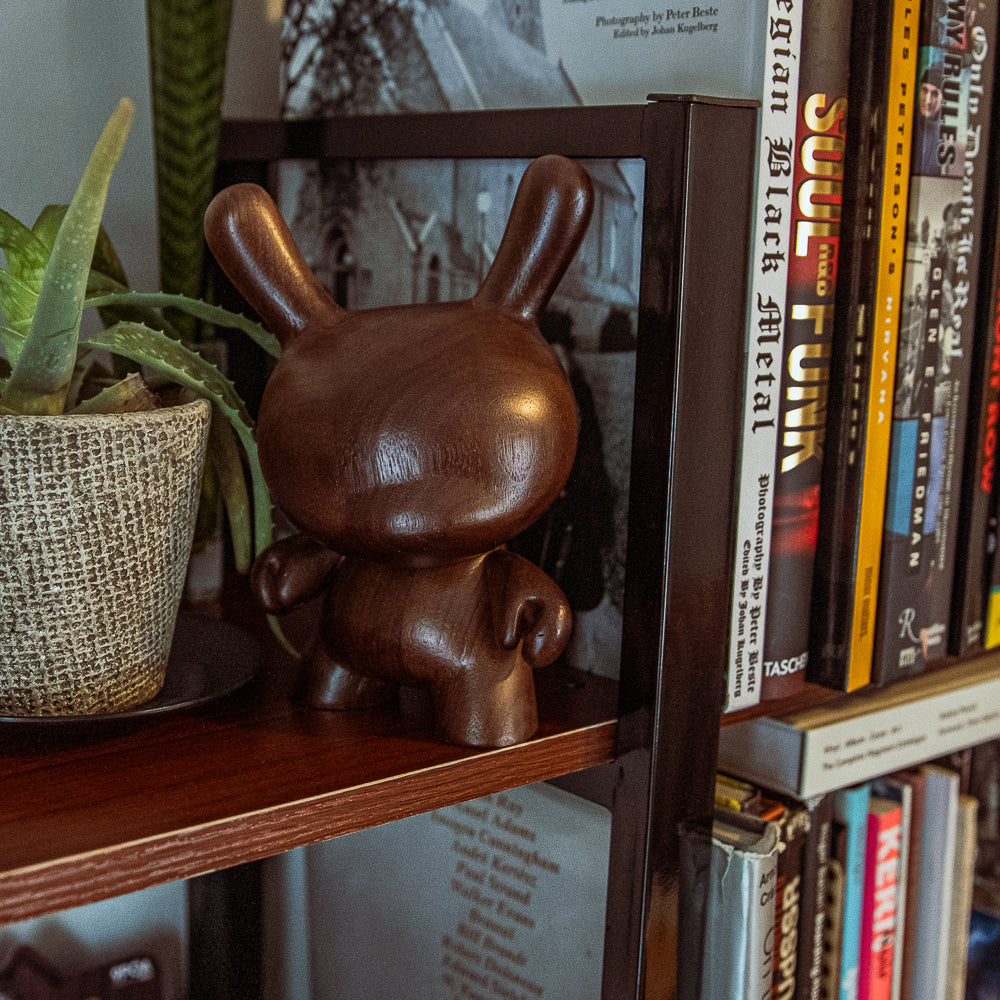 Kidrobot RAW Black Walnut 8" Wood Dunny (Limited Edition of 1000) - SOLD OUT!