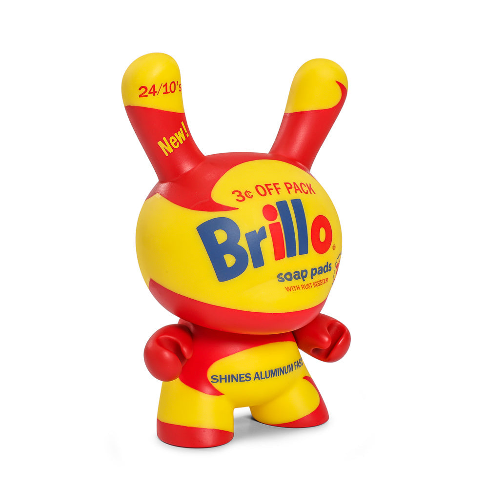 Andy Warhol 8" Masterpiece Vinyl Yellow Brillo Box Dunny - Limited Edition of 300 - SOLD OUT