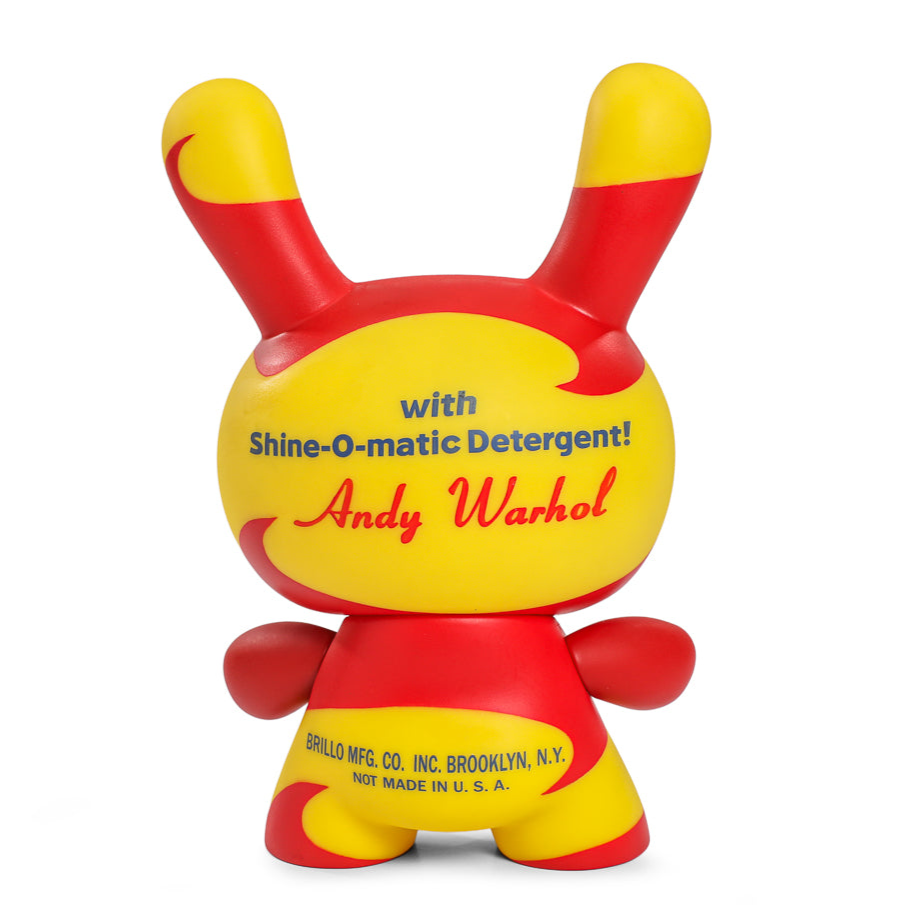 Andy Warhol 8" Masterpiece Vinyl Yellow Brillo Box Dunny - Limited Edition of 300 - SOLD OUT