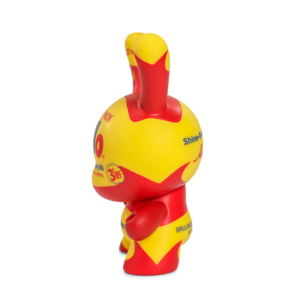 Andy Warhol 8" Masterpiece Vinyl Yellow Brillo Box Dunny - Limited Edition of 300 - SOLD OUT