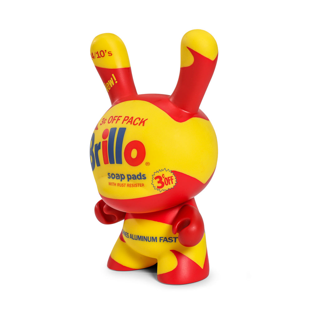 Andy Warhol 8" Masterpiece Vinyl Yellow Brillo Box Dunny - Limited Edition of 300 - SOLD OUT
