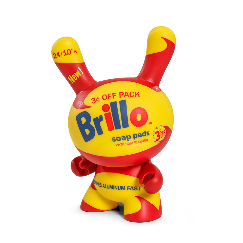 Andy Warhol 8" Masterpiece Vinyl Yellow Brillo Box Dunny - Limited Edition of 300 - SOLD OUT