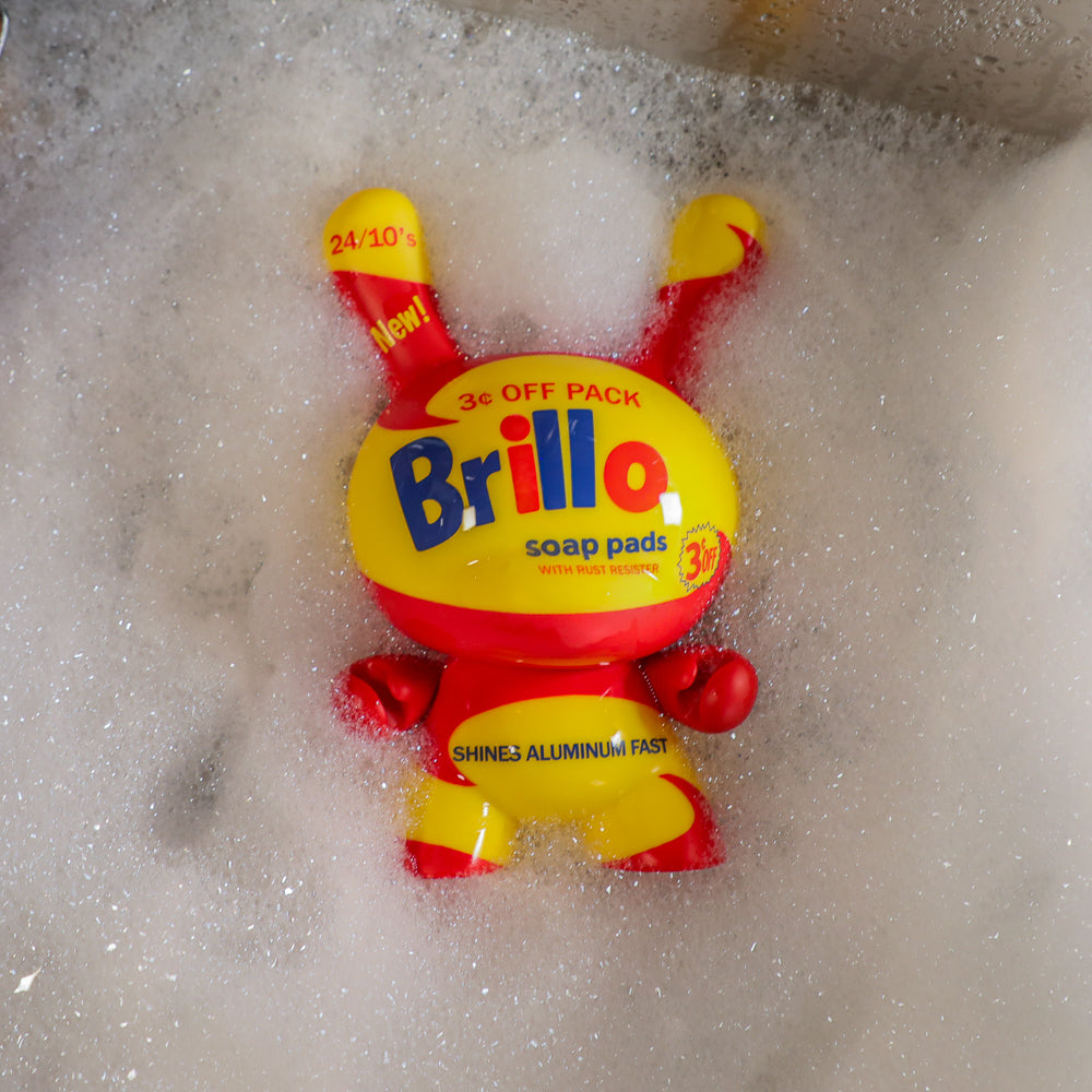 Andy Warhol 8" Masterpiece Vinyl Yellow Brillo Box Dunny - Limited Edition of 300 - SOLD OUT