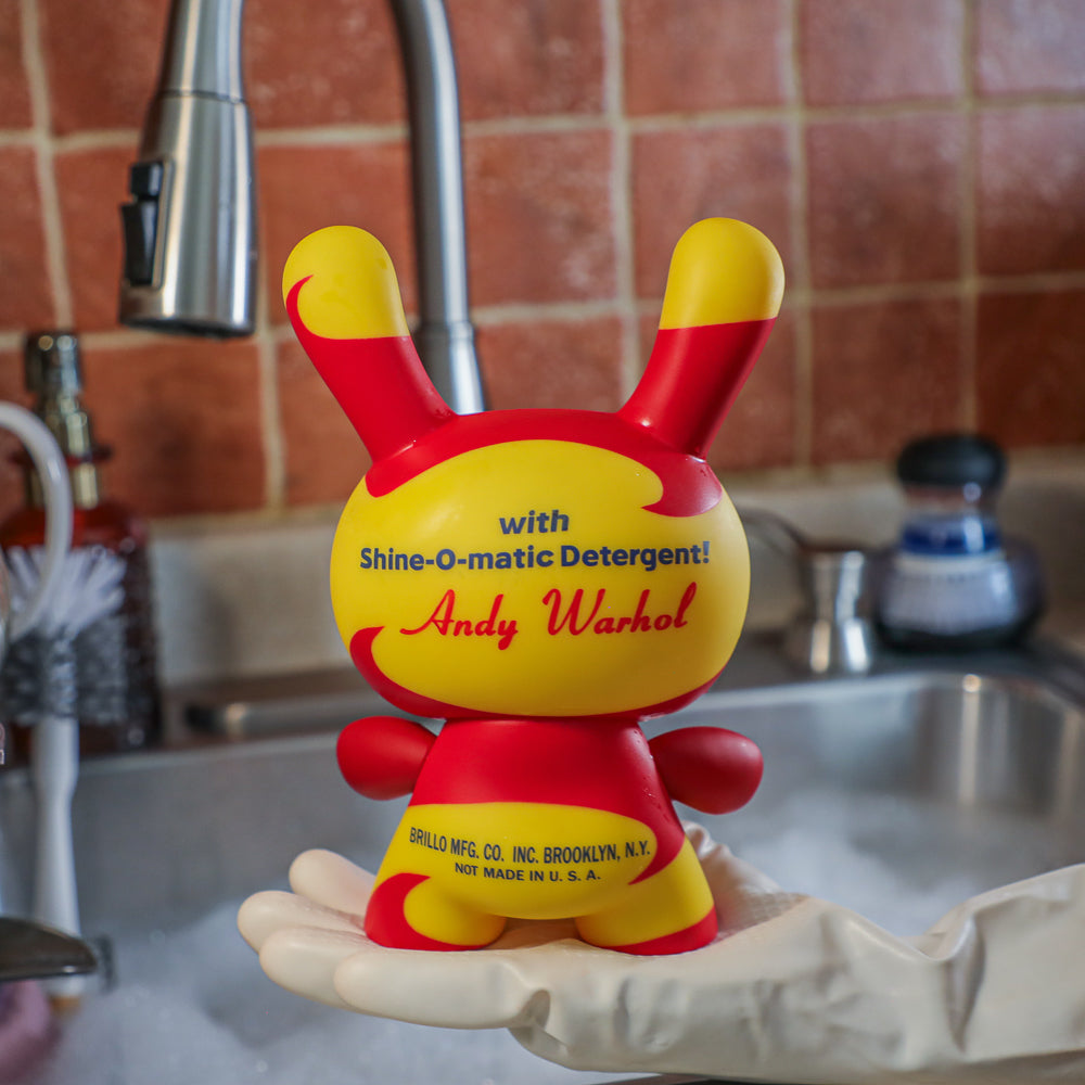 Andy Warhol 8" Masterpiece Vinyl Yellow Brillo Box Dunny - Limited Edition of 300 - SOLD OUT