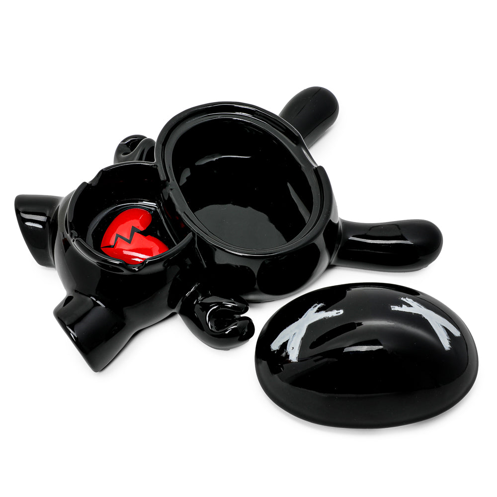 L.I.E. (LOVE ISN’T EASY) Dunny Ceramic Ashtray: BURNED Edition - Kidrobot.com Exclusive - SOLD OUT