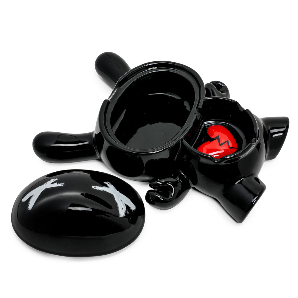 L.I.E. (LOVE ISN’T EASY) Dunny Ceramic Ashtray: BURNED Edition - Kidrobot.com Exclusive - SOLD OUT