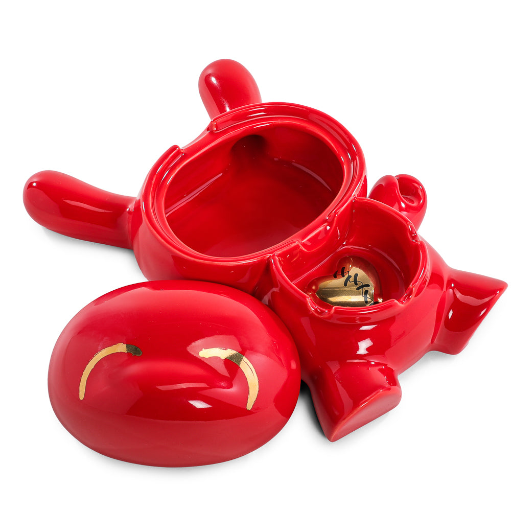 L.I.E. (LOVE ISN’T EASY) Dunny Ceramic Ashtray: BLAZE Edition (CONCEPT)