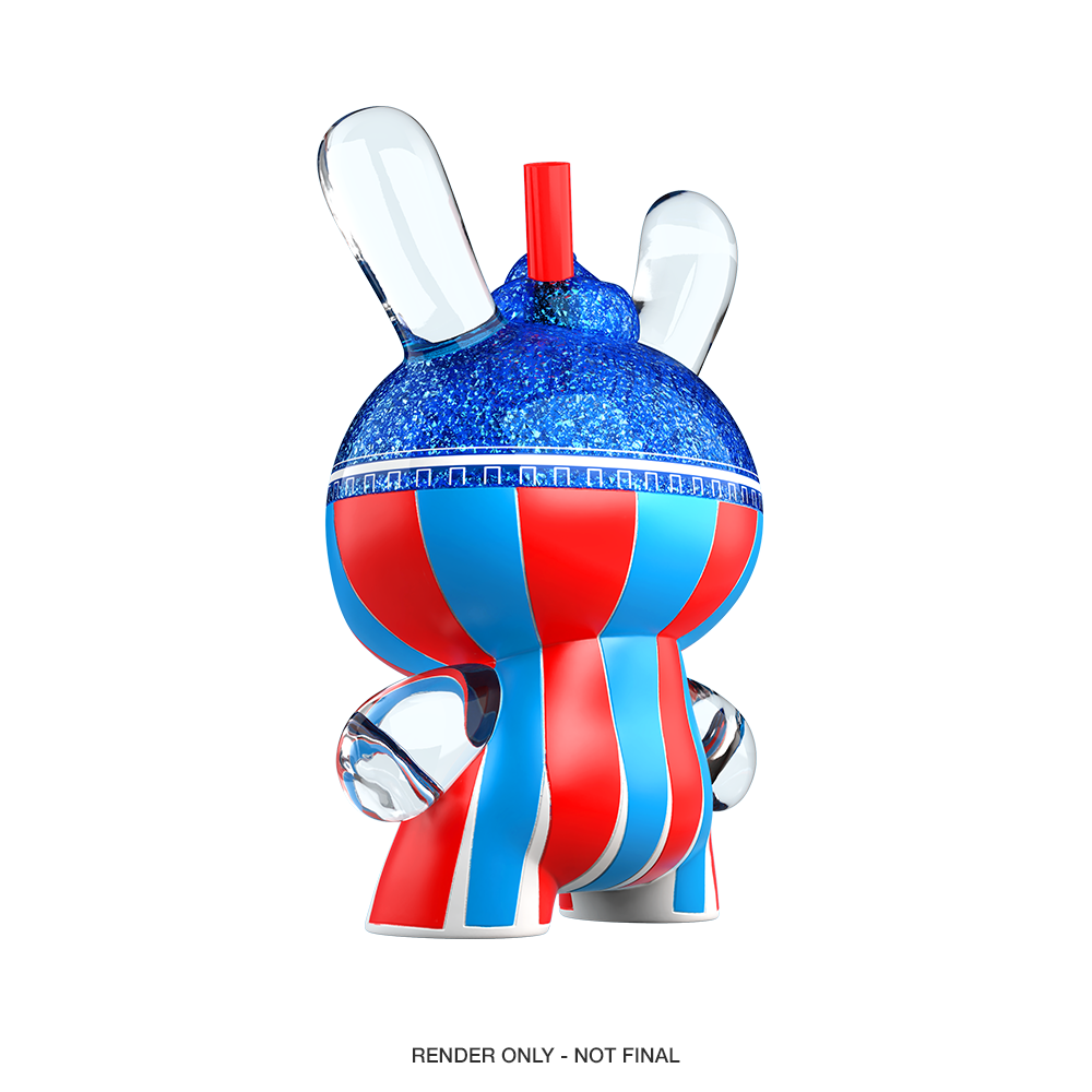 Kidrobot & ICEE® - Blue Raspberry ICEE 3" Resin Dunny Art Figure - SDCC Debut (PRE-ORDER)