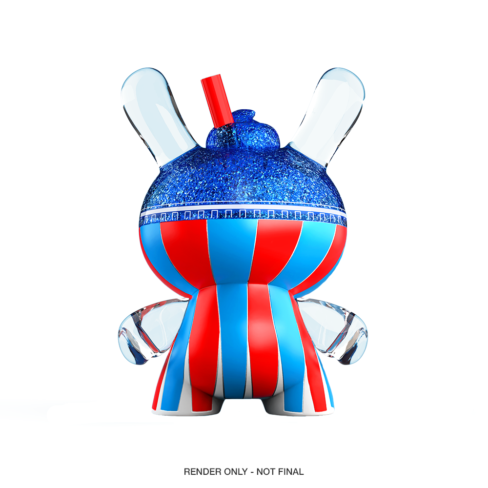 Kidrobot & ICEE® - Blue Raspberry ICEE 3" Resin Dunny Art Figure - SDCC Debut (PRE-ORDER)