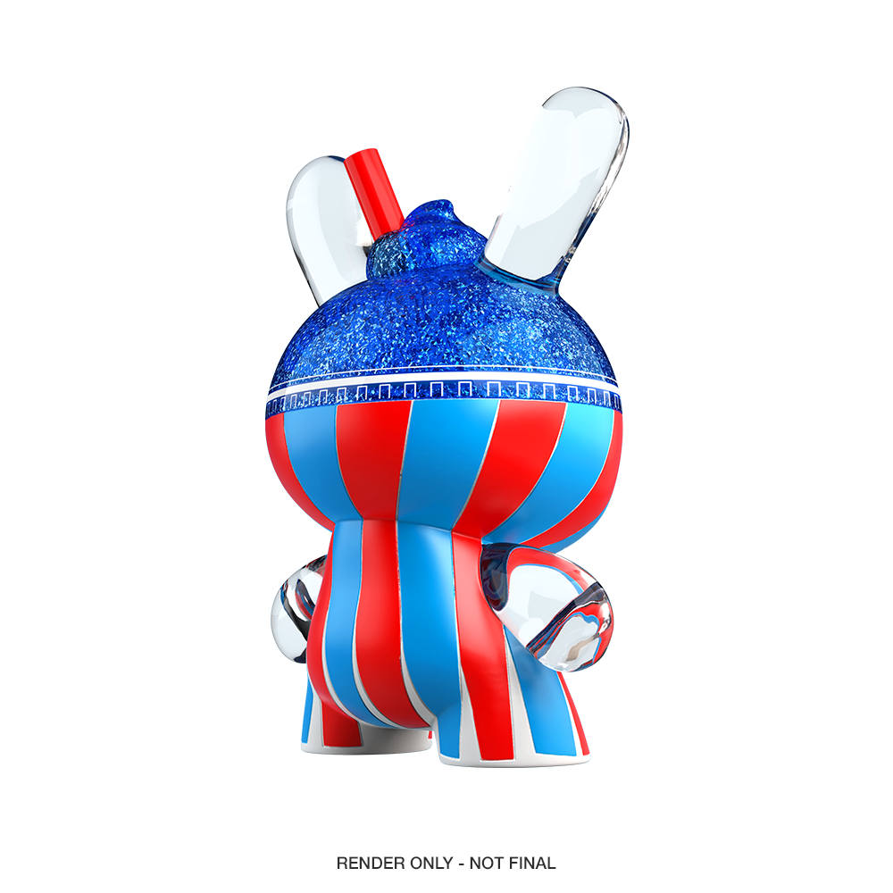 Kidrobot & ICEE® - Blue Raspberry ICEE 3" Resin Dunny Art Figure - SDCC Debut (PRE-ORDER)