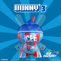 Kidrobot & ICEE® - Blue Raspberry ICEE 3" Resin Dunny Art Figure - SDCC Debut (PRE-ORDER)