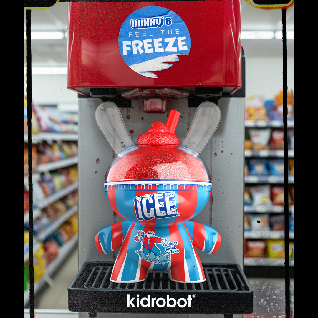 Kidrobot & ICEE® - Cherry ICEE 8" Dunny Art Figure (PRE-ORDER)