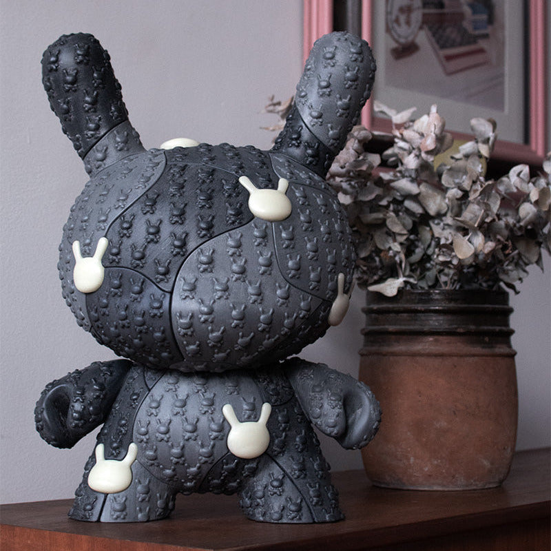 Kidrobot x Locknesters Puzzle Dunny 20" Glow-in-the-Dark Art Figure - Monochrome Exclusive - Limited Edition of 20 (PRE-ORDER)