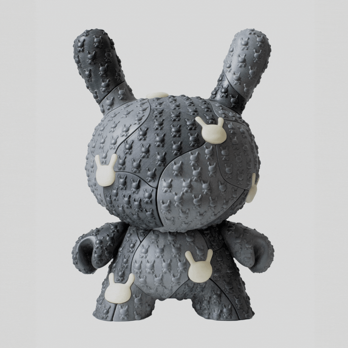 Kidrobot x Locknesters Puzzle Dunny 20" Glow-in-the-Dark Art Figure - Monochrome Exclusive - Limited Edition of 20 (PRE-ORDER)