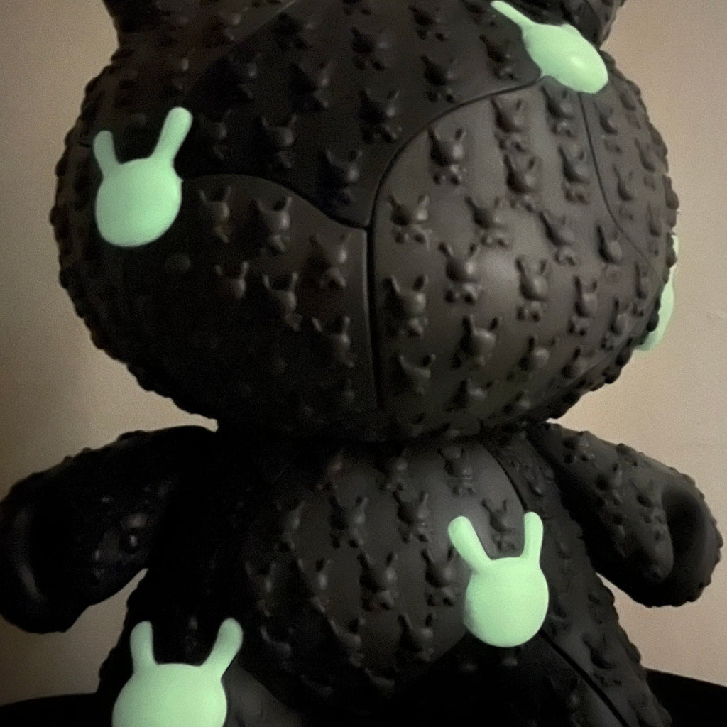 Kidrobot x Locknesters Puzzle Dunny 20" Glow-in-the-Dark Art Figure - Monochrome Exclusive - Limited Edition of 20 (PRE-ORDER)