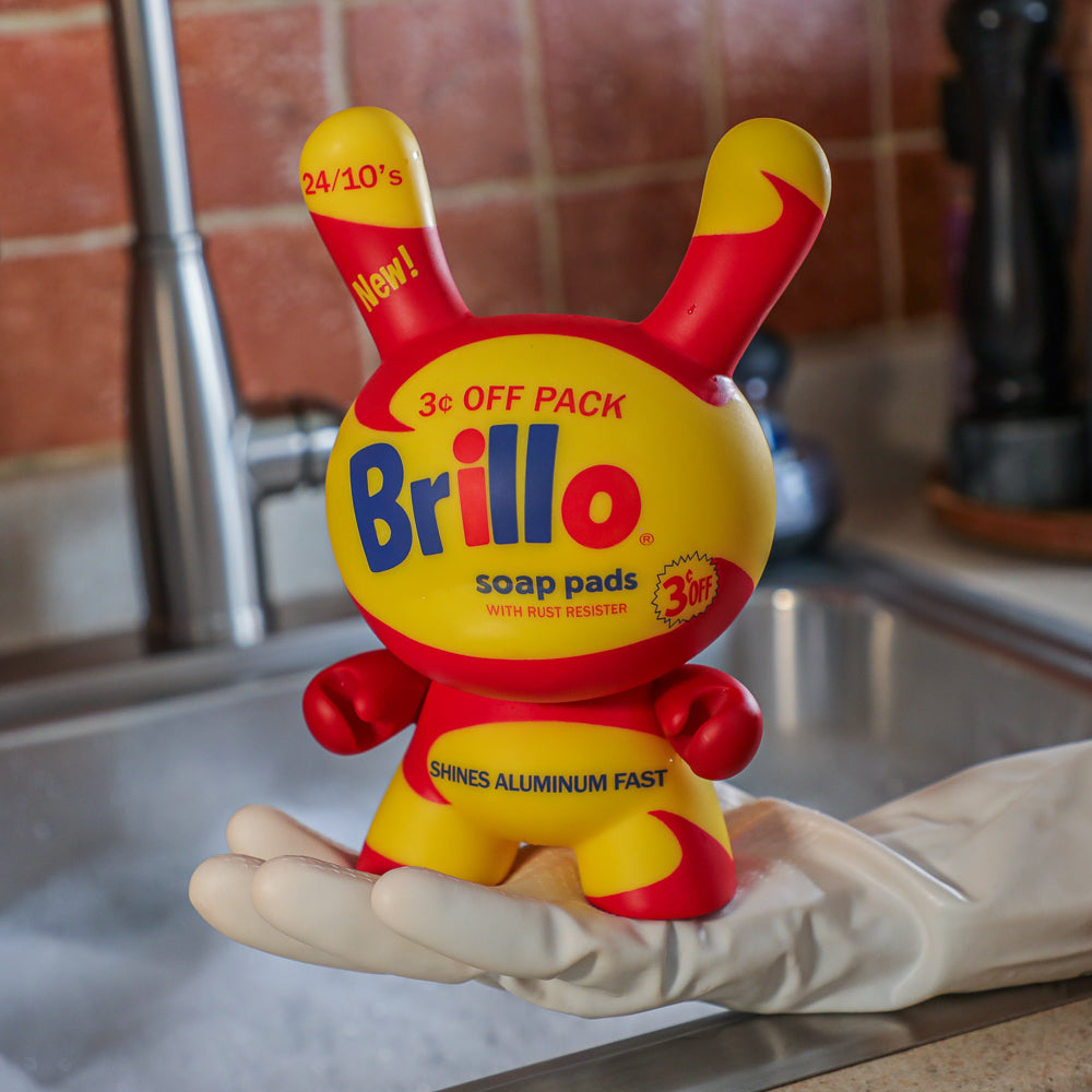 Andy Warhol 8" Masterpiece Vinyl Yellow Brillo Box Dunny - Limited Edition of 300 - SOLD OUT