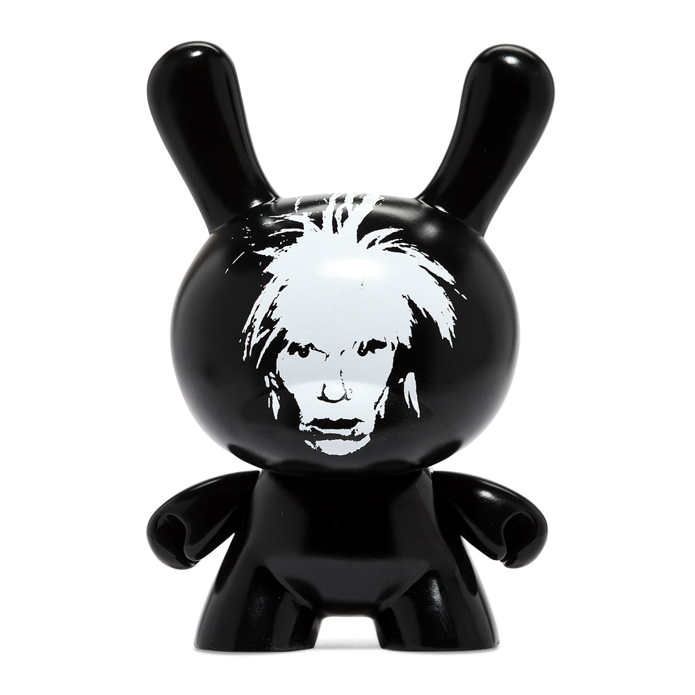 Andy Warhol Fright Wig Self-Portrait 8" Masterpiece Dunny - Monochrome Edition - SOLD OUT
