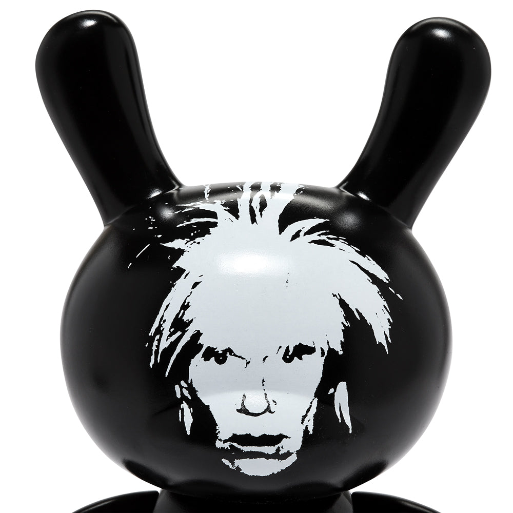 Andy Warhol Fright Wig Self-Portrait 8" Masterpiece Dunny - Monochrome Edition - SOLD OUT