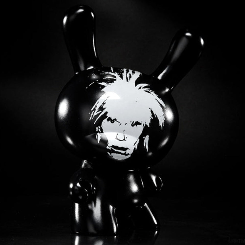 Andy Warhol Fright Wig Self-Portrait 8" Masterpiece Dunny - Monochrome Edition - SOLD OUT
