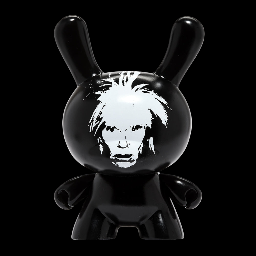 Andy Warhol Fright Wig Self-Portrait 8" Masterpiece Dunny - Monochrome Edition - SOLD OUT