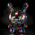 Flippin Rainbows 13" Plush Dunny by Kidrobot - SOLD OUT