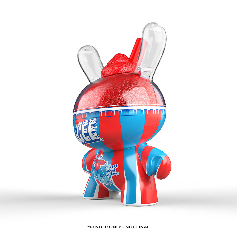 Kidrobot & ICEE® - Cherry ICEE 8" Dunny Art Figure (PRE-ORDER)