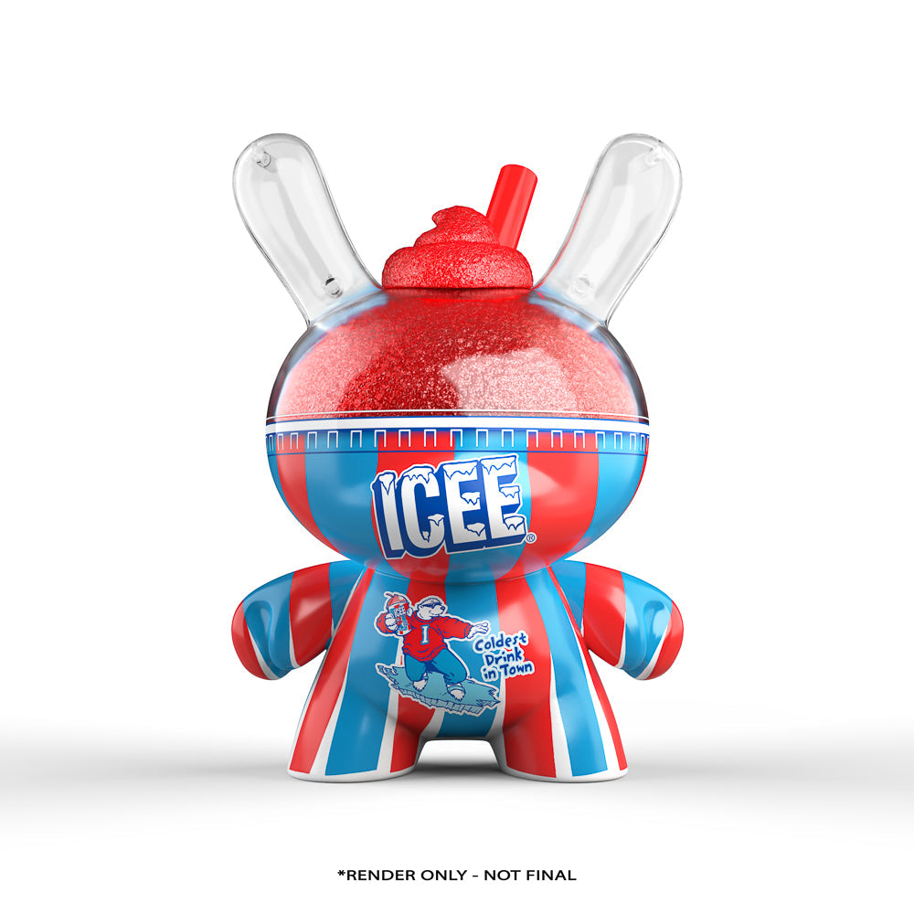Kidrobot & ICEE® - Cherry ICEE 8" Dunny Art Figure (PRE-ORDER)