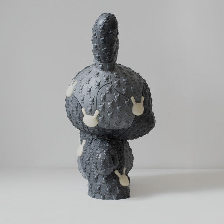 Kidrobot x Locknesters Puzzle Dunny 20" Glow-in-the-Dark Art Figure - Monochrome Exclusive - Limited Edition of 20 (PRE-ORDER)