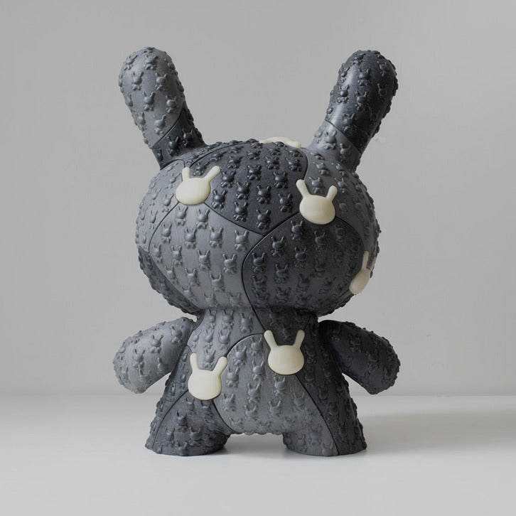 Kidrobot x Locknesters Puzzle Dunny 20" Glow-in-the-Dark Art Figure - Monochrome Exclusive - Limited Edition of 20 (PRE-ORDER)