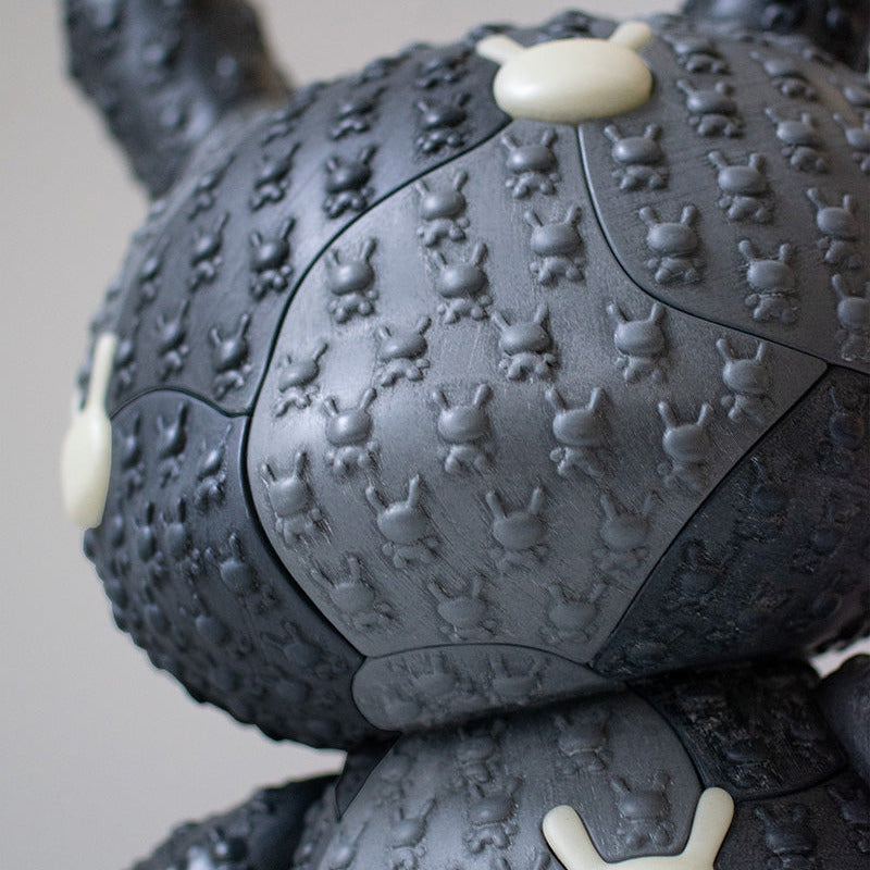 Kidrobot x Locknesters Puzzle Dunny 20" Glow-in-the-Dark Art Figure - Monochrome Exclusive - Limited Edition of 20 (PRE-ORDER)