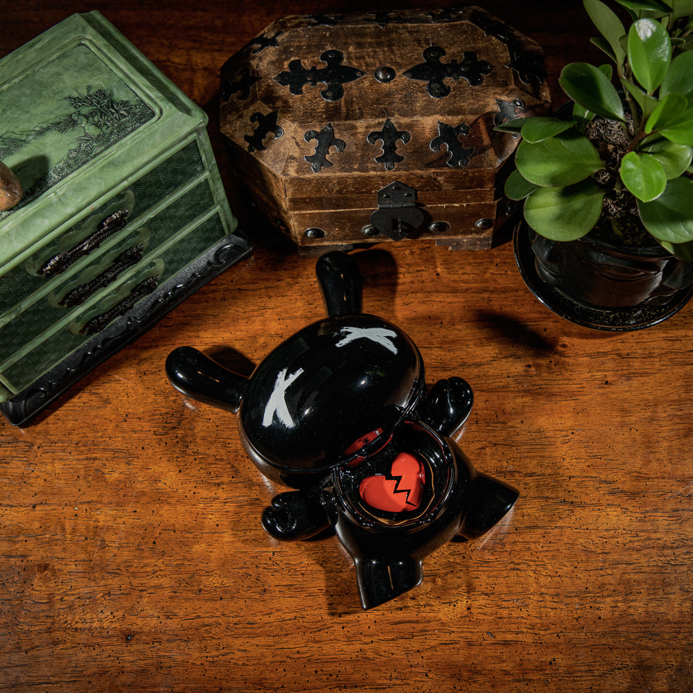 L.I.E. (LOVE ISN’T EASY) Dunny Ceramic Ashtray: BURNED Edition - Kidrobot.com Exclusive - SOLD OUT