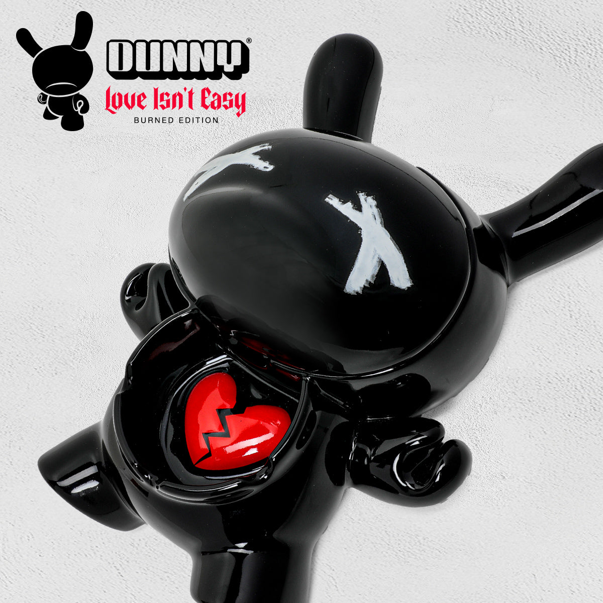 L.I.E. (LOVE ISN’T EASY) Dunny Ceramic Ashtray: BURNED Edition - Kidrobot.com Exclusive - SOLD OUT