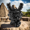 MONOLITH Dunny 8" Vinyl Art Figure by ROBOT SODA - Onyx Edition (Limited to 300)